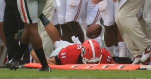 This picture of Greyson Lambert tells you all you need to know about how the game went today.